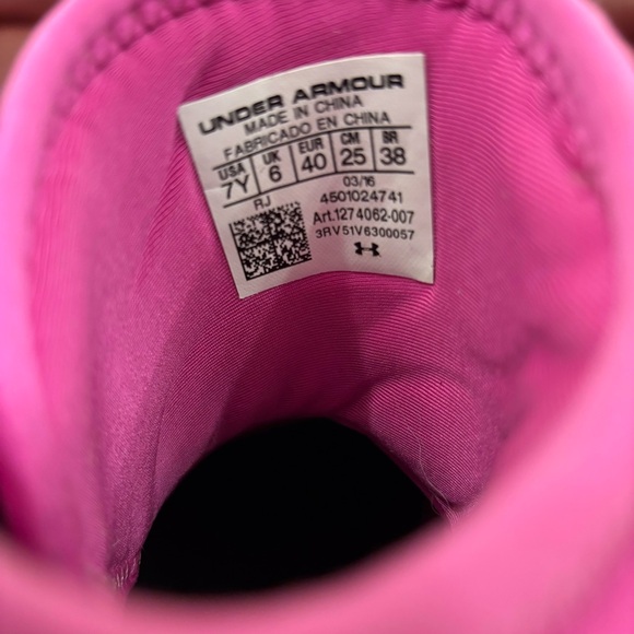 Size 7Y Pink Curry 2.5 - Picture 5 of 5